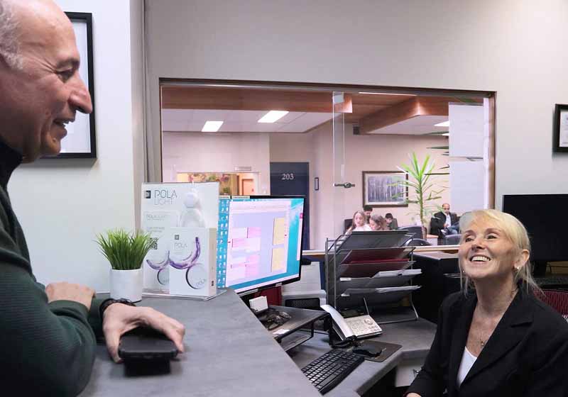 man scheduling his dental appointment at Maple Ridge Smiles Dental