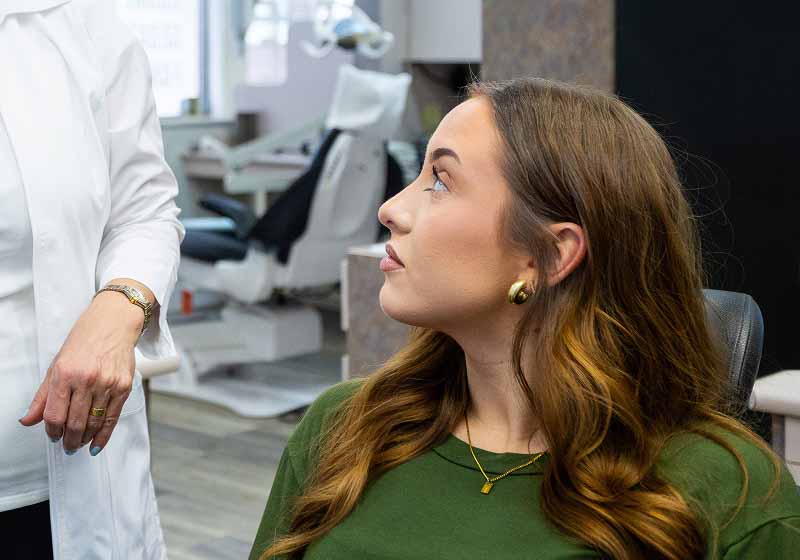 patient visiting Maple Ridge Smiles Dental